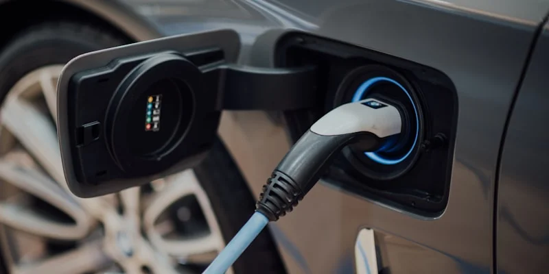 Hybrid EV charging connector — electric vehicle service Dubai